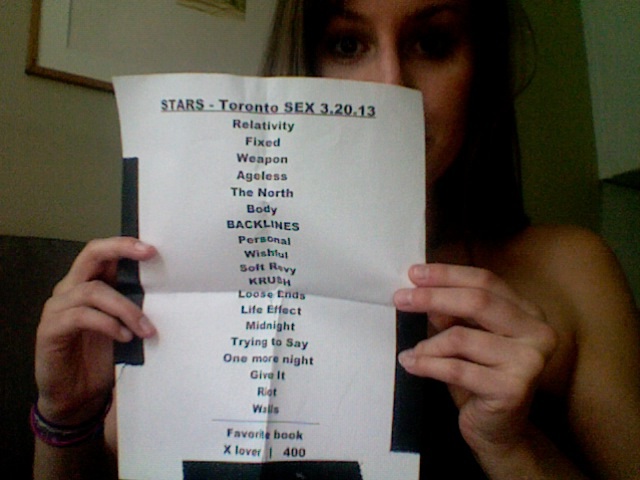 stars setlist