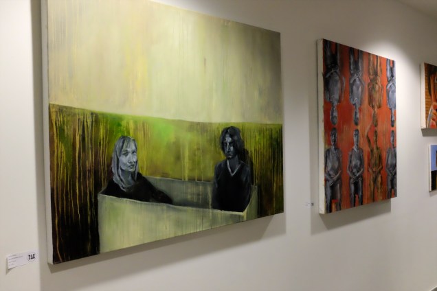 "Past and Present Past 1.1" and "Past and Present Past 1.3" by Dorota Dziong. 